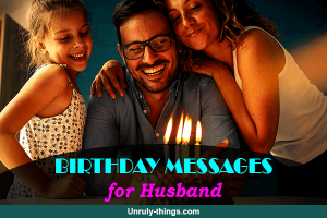 Birthday Messages for Husband