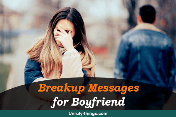Breakup Messages for Boyfriend