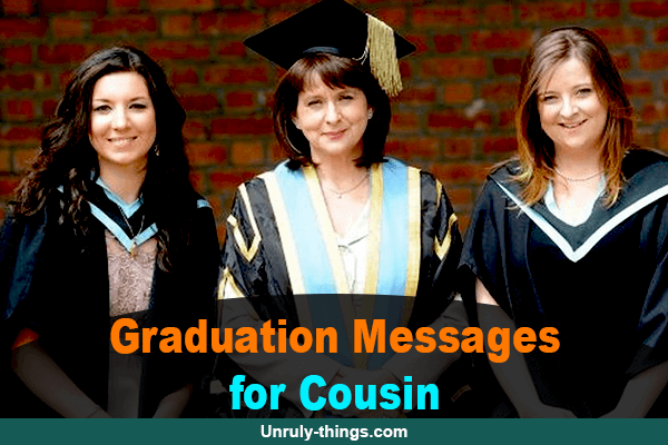 Graduation Messages for Cousin